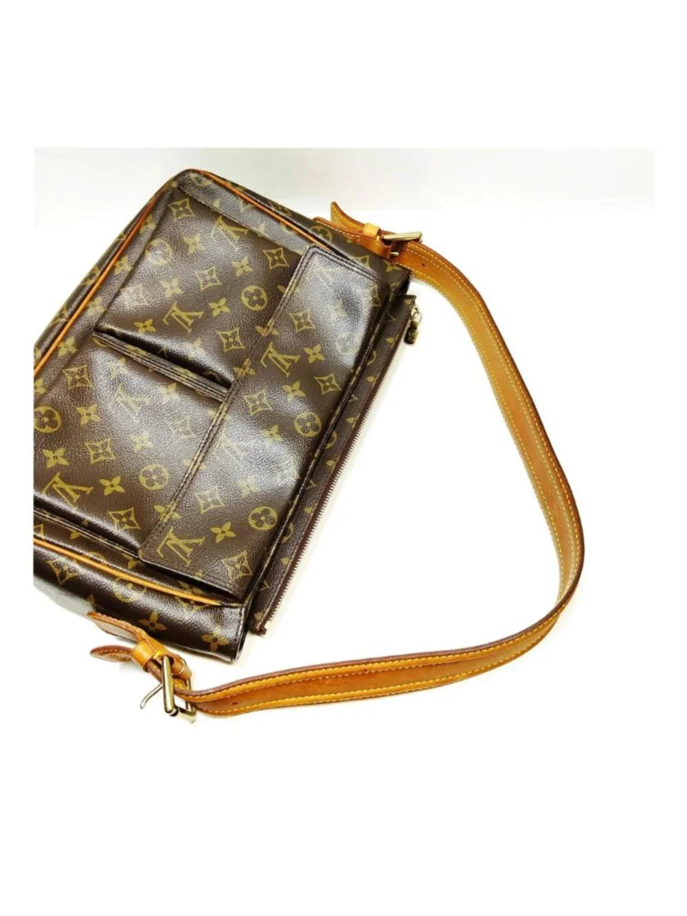 Authentic Louis Vuitton Viva Cite GM Monogram Canvas Shoulder Bag